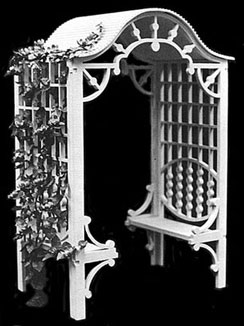 Dollhouse Miniature Arbor Kit